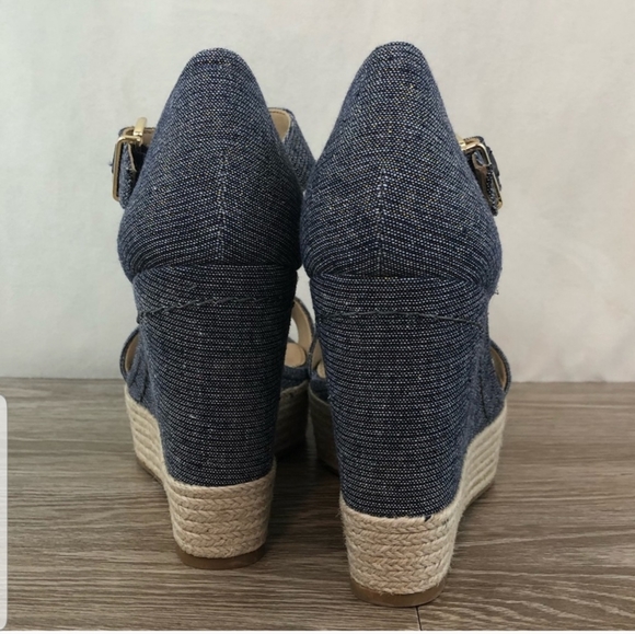 Denim Wedge Antonio's Melani Lauralyn  Size 7 - Picture 5 of 11